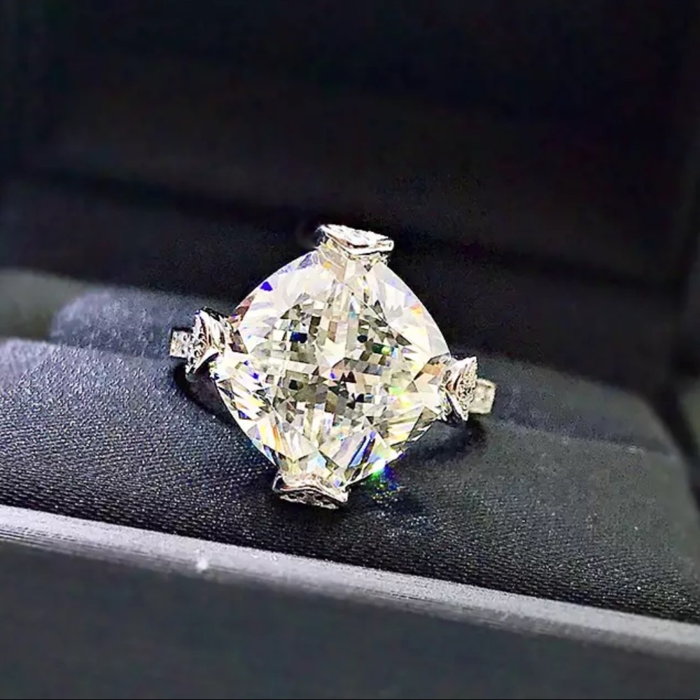 4ct Princess Cut Ring